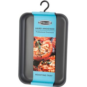 Stellar Hard Anodised Deep Roasting Tray - 36 x 26 x 7cm Stellar Hard Anodised Deep Roasting Tray - 36 x 26 x 7cm