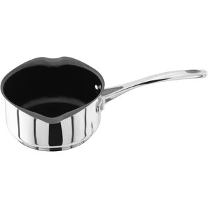 Stellar 7000 Stainless Steel 14cm Non Stick Milk Pan with Dual Pouring Lips Stellar 7000 Stainless Steel 14cm Non Stick Milk Pan with Dual Pouring Lips
