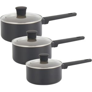 Salter COMBO-9152 Ceramic Saucepan Set ? 3 Piece 16/18/20 cm, Recycled Aluminium Salter COMBO-9152 Ceramic Saucepan Set ? 3 Piece 16/18/20 cm, Recycled Aluminium