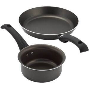 Judge Everyday Cookware Set - 14cm Milk Pan & 24 cm Frying Pan, Teflon Non-Stick Judge Everyday Cookware Set - 14cm Milk Pan & 24 cm Frying Pan, Teflon Non-Stick