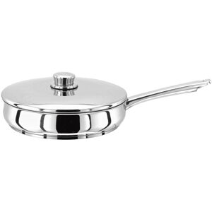 Stellar 1000 24cm Stainless Steel Saute Pan/Frying Pan and Lid Stellar 1000 24cm Stainless Steel Saute Pan/Frying Pan and Lid