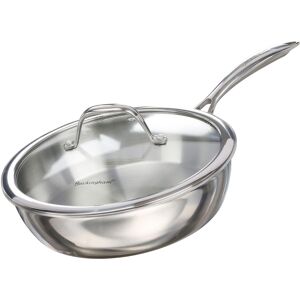 Buckingham Elite Tri-Ply Saute Pan with Glass Lid Buckingham Elite Tri-Ply Saute Pan with Glass Lid