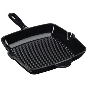 (Black) Cooks Professional 26cm Cast Iron Skillet Pan (Black) Cooks Professional 26cm Cast Iron Skillet Pan