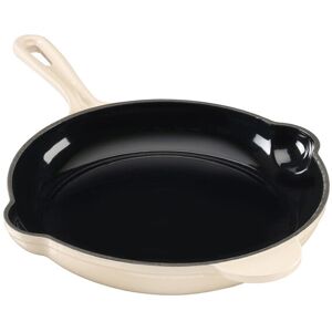 (White) Cooks Professional 26cm Cast Iron Frying Pan (White) Cooks Professional 26cm Cast Iron Frying Pan