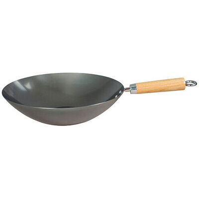 Dexam Swift Spice 30 cm/ 12-inch Heavy Gauge Carbon Steel Wok Dexam Swift Spice 30 cm/ 12-inch Heavy Gauge Carbon Steel Wok