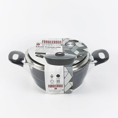 URBN-CHEF - 22cm Casserole Pot - Cookware URBN-CHEF - 22cm Casserole Pot - Cookware