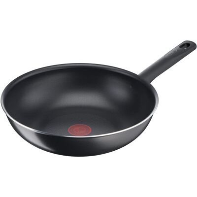 Tefal Day By Day ON B56419AZ 28 cm Stir Fry Pan, Black Tefal Day By Day ON B56419AZ 28 cm Stir Fry Pan, Black