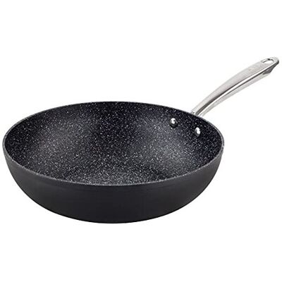 Scoville Neverstick Performance+ 28cm Wok - 6X Stronger Non-Stick, Oven Safe, In Scoville Neverstick Performance+ 28cm Wok - 6X Stronger Non-Stick, Oven Safe, In
