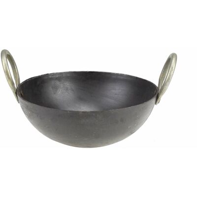 GK Global Kitchen (7") Iron Karahi Kadai Kadhai Iron Wok Balti Dish GK Global Kitchen (7") Iron Karahi Kadai Kadhai Iron Wok Balti Dish