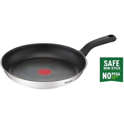 Tefal Comfort Max 26 cm Frying Pan, Premium Stainless Steel, Thermo-Spot Tempera Tefal Comfort Max 26 cm Frying Pan, Premium Stainless Steel, Thermo-Spot Tempera
