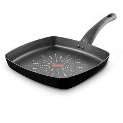 Tower Tower SmartStart Classic Aluminium Grill Pan - Non-Stick, Oven Safe Tower Tower SmartStart Classic Aluminium Grill Pan - Non-Stick, Oven Safe