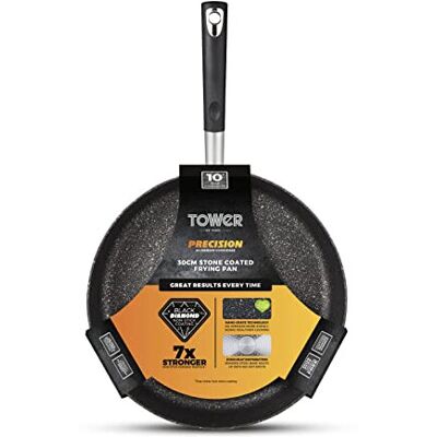 Tower 30cm Frying Pan Black - Unisex Kitchenware Tower 30cm Frying Pan Black - Unisex Kitchenware