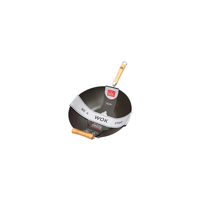 School of Wok 16/40.5cm Carbon Steel Pre-Seasoned Wok School of Wok 16/40.5cm Carbon Steel Pre-Seasoned Wok
