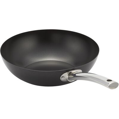 Judge Essentials Stir Fry Wok, 28cm - Non Stick & Carbon Steel Pan with Stainles Judge Essentials Stir Fry Wok, 28cm - Non Stick & Carbon Steel Pan with Stainles