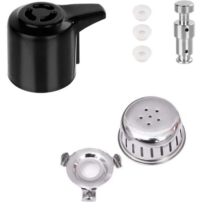 Typecat Steam Release Handle Float Valve Replacement Parts with 3 Silicone Caps for Inst Typecat Steam Release Handle Float Valve Replacement Parts with 3 Silicone Caps for Inst