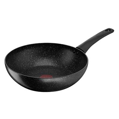 Tefal Titanium Stone Wok 28 cm, High-Performance Non-Stick Coating, Metal Spatul Tefal Titanium Stone Wok 28 cm, High-Performance Non-Stick Coating, Metal Spatul