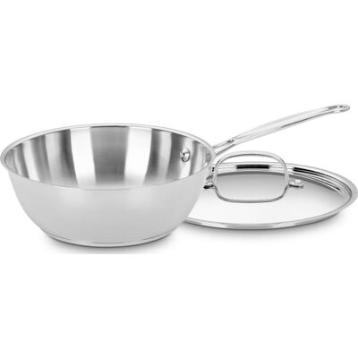 Cuisinart - 735-24 - 3-Quart - Stainless - Chef's Pan Cuisinart - 735-24 - 3-Quart - Stainless - Chef's Pan