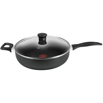 Tefal Easy Care 30cm Jumbo Saute Pan with Glass Lid Tefal Easy Care 30cm Jumbo Saute Pan with Glass Lid