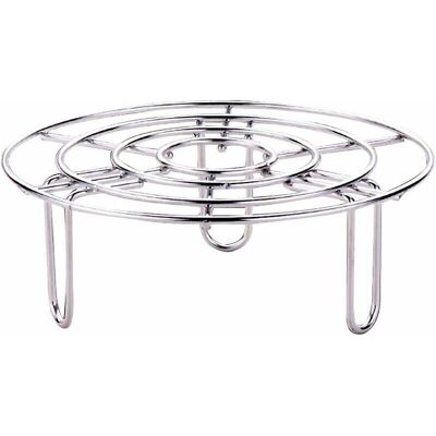 Kikidex (As show, One size) 16/20/24 cm Round Stainless Steel Stand, Sturdy Steamer Bask Kikidex (As show, One size) 16/20/24 cm Round Stainless Steel Stand, Sturdy Steamer Bask