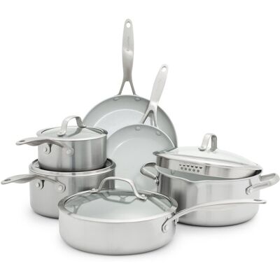 GreenPan - CC000018-001 - Stainless Steel - Cookware Set GreenPan - CC000018-001 - Stainless Steel - Cookware Set