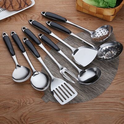 Unbranded SPRING PARK Stainless Steel Cooking Utensil,Non-stick Cooking Utensils For Home Unbranded SPRING PARK Stainless Steel Cooking Utensil,Non-stick Cooking Utensils For Home