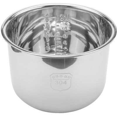 Unbranded 6L Pressure Cooker Inner Pot Rice Pressure Cooker Liner Stainless Steel Inner Po Unbranded 6L Pressure Cooker Inner Pot Rice Pressure Cooker Liner Stainless Steel Inner Po