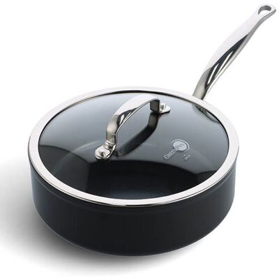 GreenPan Barcelona Pro Aluminium Non-Stick 24cm/3.4L Saute Pan with Lid GreenPan Barcelona Pro Aluminium Non-Stick 24cm/3.4L Saute Pan with Lid