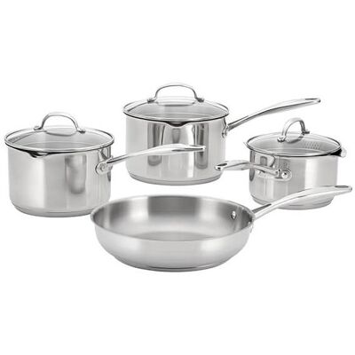 Stellar 7000 Profile 4 Piece Draining Cookware Set Stellar 7000 Profile 4 Piece Draining Cookware Set