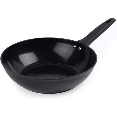Russell Hobbs RH03261EU7 Verde Thermocollar 28 cm Stir Fry Pan ? Healthy Ceramic Russell Hobbs RH03261EU7 Verde Thermocollar 28 cm Stir Fry Pan ? Healthy Ceramic