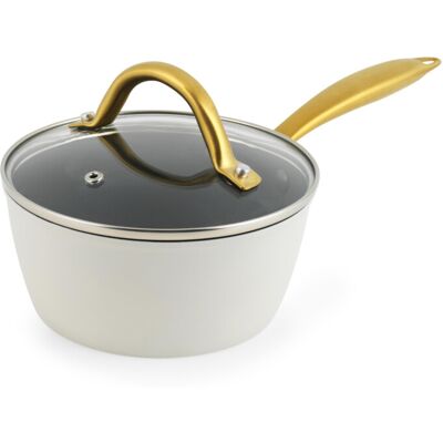 Salter Aerotech Pro 16 cm Saucepan ? 30 x Tougher Non-Stick Coating*, Oven Safe Salter Aerotech Pro 16 cm Saucepan ? 30 x Tougher Non-Stick Coating*, Oven Safe