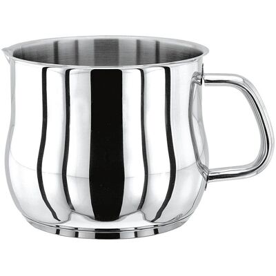 Stellar 1000 14cm Deep Stainless Steel Milkpan / Milkpot/ Saucejug Stellar 1000 14cm Deep Stainless Steel Milkpan / Milkpot/ Saucejug