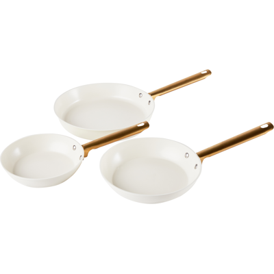 Beliani Set Of 3 Frying Pans Elite Pro - Cookware Beliani Set Of 3 Frying Pans Elite Pro - Cookware