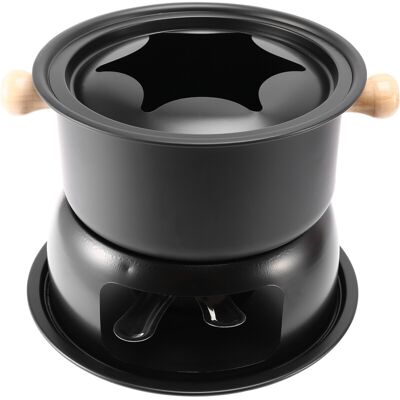 Saudism Chocolate Fondue Maker Set Multifunction Carbon Steel Ice Cream Cheese Hot Pot M Saudism Chocolate Fondue Maker Set Multifunction Carbon Steel Ice Cream Cheese Hot Pot M