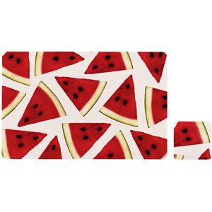 Premier Housewares Set of 4 Watermelon Placemats & Coasters Premier Housewares Set of 4 Watermelon Placemats & Coasters