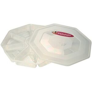 Stax 8 Section Nibbles Tray with Lid - Dishwasher & Freezer proof - Re-useable and he Stax 8 Section Nibbles Tray with Lid - Dishwasher & Freezer proof - Re-useable and he