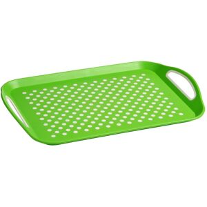 Premier Housewares Anti-Slip Rectangular Serving Tray, Green Premier Housewares Anti-Slip Rectangular Serving Tray, Green