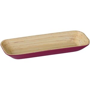 Premier Housewares Kyoto Spun Bamboo Tray, Raspberry Premier Housewares Kyoto Spun Bamboo Tray, Raspberry