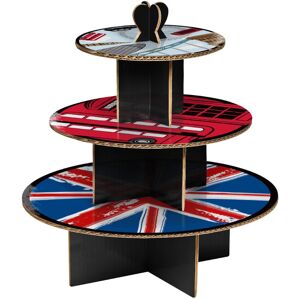 Premier Housewares 3 -Tier Cool Britannia Cake Stand Premier Housewares 3 -Tier Cool Britannia Cake Stand