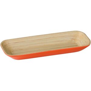Premier Housewares Kyoto Spun Bamboo Tray, Orange Premier Housewares Kyoto Spun Bamboo Tray, Orange