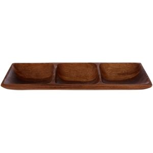 Premier Housewares 3-Section Rectangle Serving Dish - Acacia Wood Premier Housewares 3-Section Rectangle Serving Dish - Acacia Wood