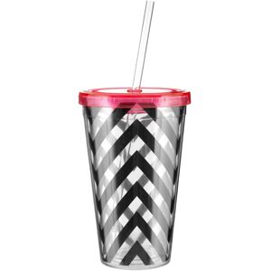 Premier Housewares Durable Chevron 450Ml Drinks Cup, Versatile Plastic Water Cup, Portable Safe Pla Premier Housewares Durable Chevron 450Ml Drinks Cup, Versatile Plastic Water Cup, Portable Safe Pla