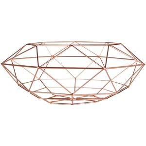 Premier Housewares Vertex Fruit Basket, Geometric Style - Copper Premier Housewares Vertex Fruit Basket, Geometric Style - Copper
