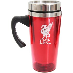 Liverpool FC Official Football Crest Aluminium Travel Mug (One Size) (Red) Liverpool FC Official Football Crest Aluminium Travel Mug (One Size) (Red)