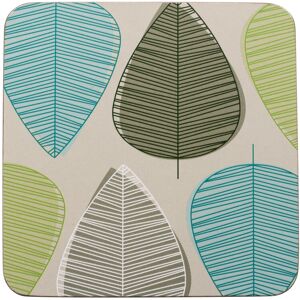 Premier Housewares Leaf Coasters - Green, Set of 4 Premier Housewares Leaf Coasters - Green, Set of 4