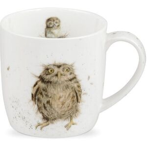 Wrendale by Royal Worcester "Wrendale What A Hoot Mug, Multi-Colour Wrendale by Royal Worcester "Wrendale What A Hoot Mug, Multi-Colour