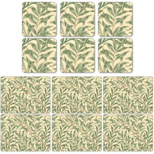 Pimpernel Willow Boughs Green Placemats and Coasters Set Pimpernel Willow Boughs Green Placemats and Coasters Set
