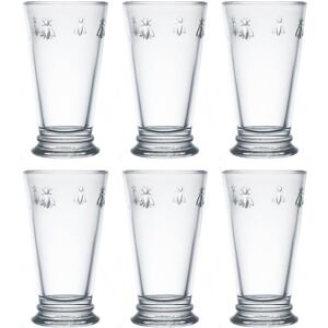 La Rochere Set of 6 Napoleon Bee Highball Glasses - Highball Glasses La Rochere Set of 6 Napoleon Bee Highball Glasses - Highball Glasses