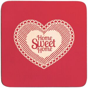 Premier Housewares Set of 4 Cork Backed Coasters Home Sweet Home Tableware Coffee Cup Mug Mats Premier Housewares Set of 4 Cork Backed Coasters Home Sweet Home Tableware Coffee Cup Mug Mats