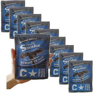 10x Double Snake C Star Turbo Yeast 25L Extreme Purity Homebrew Vodka Moonshine 10x Double Snake C Star Turbo Yeast 25L Extreme Purity Homebrew Vodka Moonshine