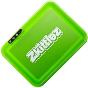 Zkittlez Green LED Glow Rolling Tray by Glow Tray - 6h Battery, USB-C, Limited E Zkittlez Green LED Glow Rolling Tray by Glow Tray - 6h Battery, USB-C, Limited E